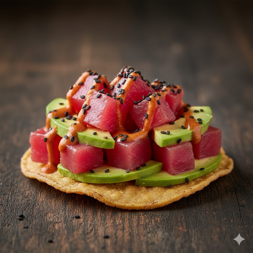 Tostada de Atún Fresco